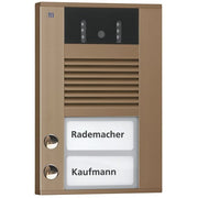 TCS Tür Control - Türstation für Türkommunikation Video color Außenstation AVD14023-0012 2Tast 1reih.AP bro