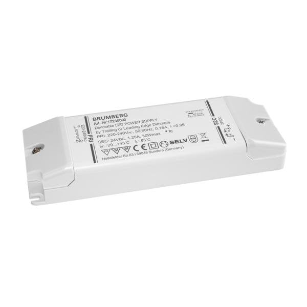 Brumberg Leuchten - LED-Betriebsgerät LED-Netzgerät 5-30W 24V 17230000 IP20 dimm. Phasenab