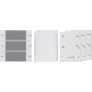 Gira - Zubehör/Ersatzteile für Installationsschalterprogramme Wippenset 3fach klar/eds 850400 3f Wohnungsstation