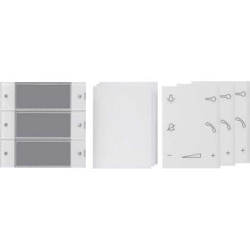 Gira - Zubehör/Ersatzteile für Installationsschalterprogramme Wippenset 3fach klar/eds 850400 3f Wohnungsstation
