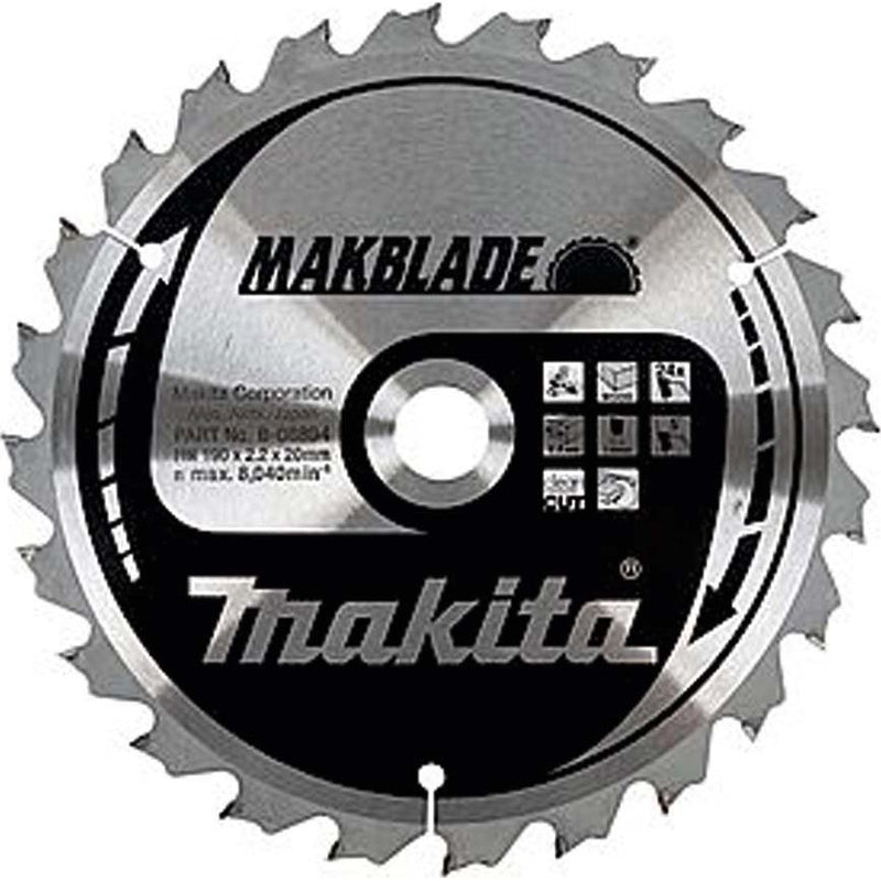 Makita - Kreissägeblatt Sägeblatt 190x20x48Z B-32758 MAKBLADE