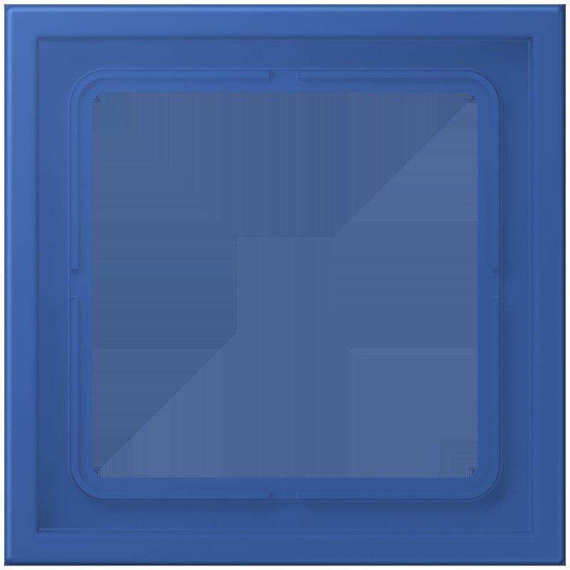 Jung - Abdeckrahmen Rahmen 1-fach LC Z981 BF 253 bleu outremer 59