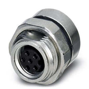 Phoenix Contact - Rundsteckverbinder, feldkonfektionierbar (Industriesteckverbinder) Einbausteckverbinder SACC-DSI-M #1436534 6-polig M8 − 20 Stück
