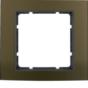 Berker - Abdeckrahmen Rahmen br/anth 10113001 1fach