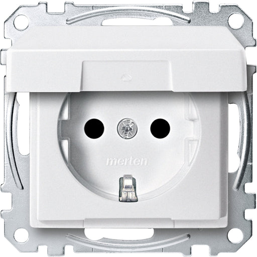 Merten - Steckdose SCHUKO-Steckdose pws MEG2310-0419 Klappdeckel