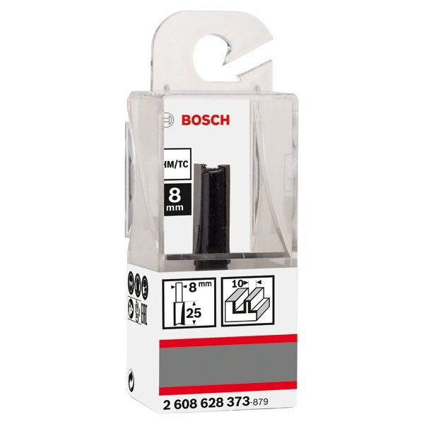 Bosch - Fräser PRO Nutfräser, 2608628373 zweischneidig 10 x L