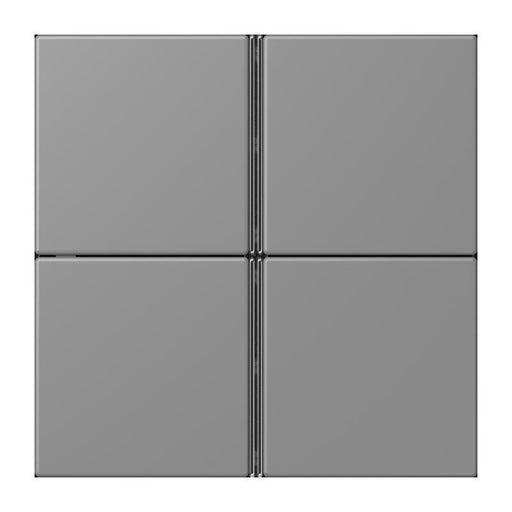 Jung - Abdeckung/Bedienelement für Installationsschalterprogramme Tastensatz 4fach LC 404 TSA 203 gris 31