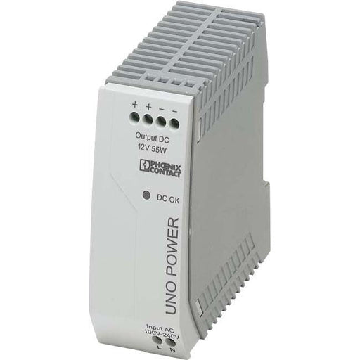 Phoenix Contact - Gleichstromversorgung Stromversorgung UNO-PS/1AC/12DC/ 55W BxHxT 35x90x84mm − 1 Stück
