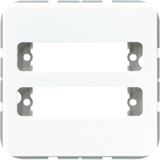 Jung - Einsatz/Abdeckung für Kommunikationstechnik Abdeckung aws CD 594-2 WW für Trapezsteckverb