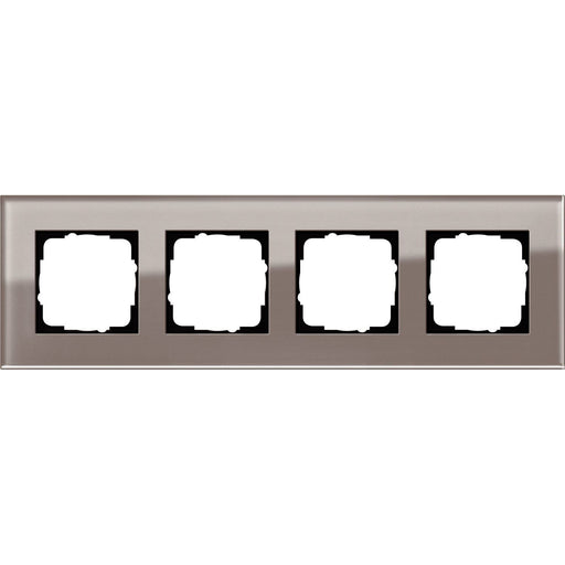 Gira - Abdeckrahmen 4fach Esprit 0214122 Glas Umbra