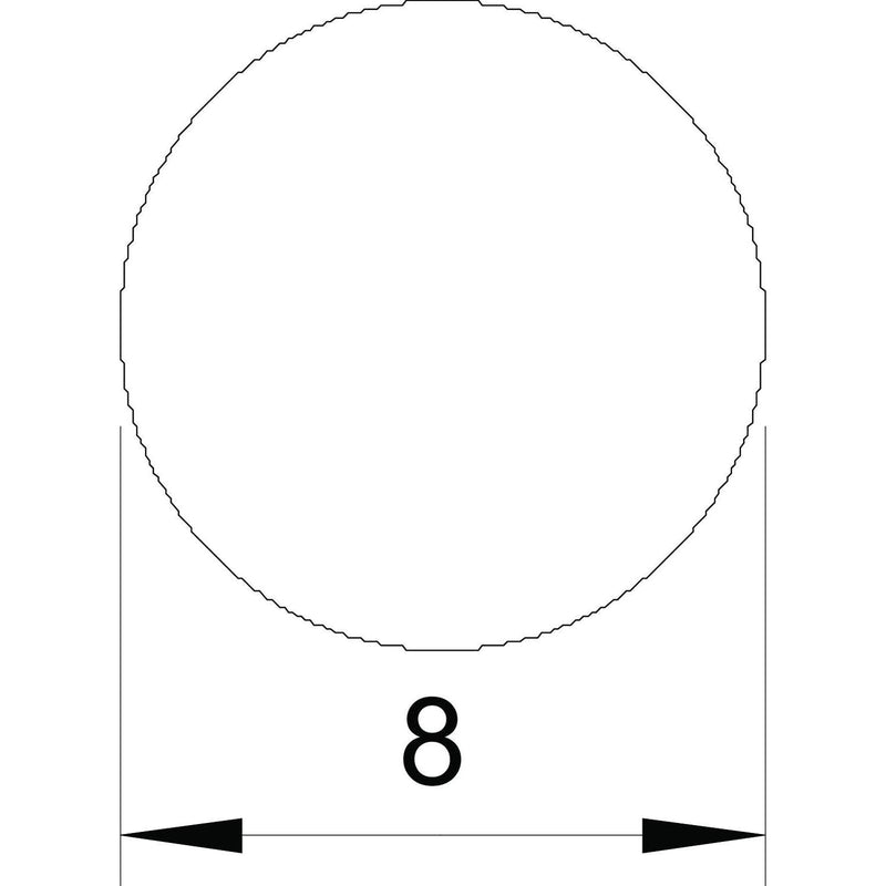 OBO Bettermann - Rundleiter/Draht für Blitzschutz Rundleiter RD 8-FT 50 50m Ring − 50 Meter
