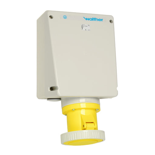 Walther Werke - CEE-Steckdose (IEC 60309) Wandsteckdose 125A 179404 4P 110V 4h IP67