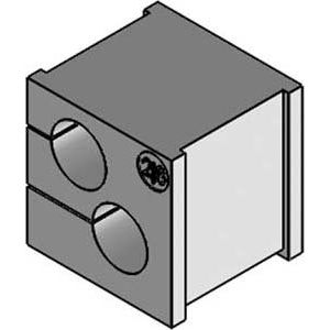 Icotek - Kabeleinsteckstutzen Kabeltülle KT2/8 schwarz − 10 Stück
