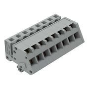 WAGO - Kabelsteckverbinder für Leiterplattensteckverbinder 1-Leiter Federleiste 731-508/008-000 CAGECLAMP 2,5mm²,gr − 50 Stück