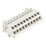 WAGO - Kabelsteckverbinder für Leiterplattensteckverbinder 1-Leiter Federleiste 721-310/008-000 CAGECLAMP 2,5mm²,lgr − 50 Stück