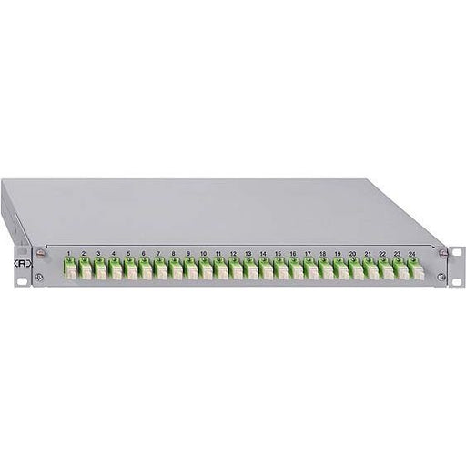 Rutenbeck - Patchpanel LWL Spleissbox gr GradeB 228030312 12xLC-D OS2 blau − 1 Stück by Rutenbeck
