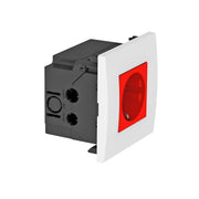 OBO Bettermann - Steckdose Steckdoseneinheit SDE-RW D0RT1 1fach 84x84x59mm rt