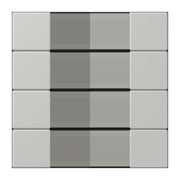 Jung - Abdeckung/Bedienelement für Installationsschalterprogramme Tastensatz 4fach LC 504 TSA 205 gris clair 31