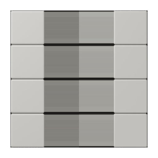Jung - Abdeckung/Bedienelement für Installationsschalterprogramme Tastensatz 4fach LC 504 TSA 205 gris clair 31