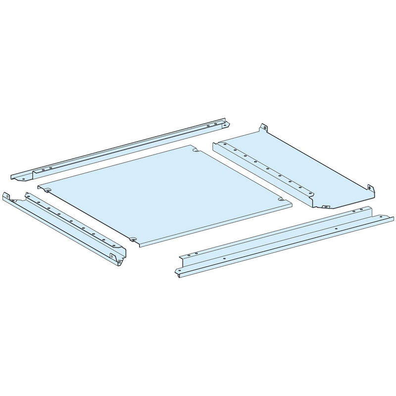 Schneider Electric - Einführungsflansch für Kleingehäuse/Schaltschrank Kabeleinführungsplatte LVS08487 BxT=650+150x400mm