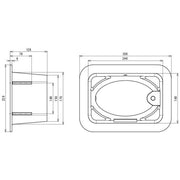 DEHN - Zubehör/Ersatzteile für Erdung und Blitzschutz Trennstellenkasten UFTSK300X220X120GG 230x150x120 o.Trenn