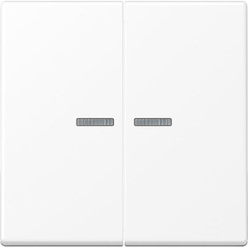 Jung - Abdeckung/Bedienelement für Installationsschalterprogramme Wippe A 595 KO5 WWM f.Serienschalter KO