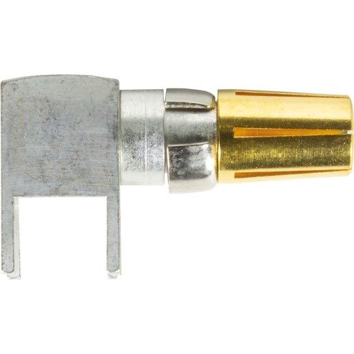 Harting - Kontakt für Industriesteckverbinder Einlötkontakt gewinkelt 09030006207 Kupferlegierung 40A − 20 Stück