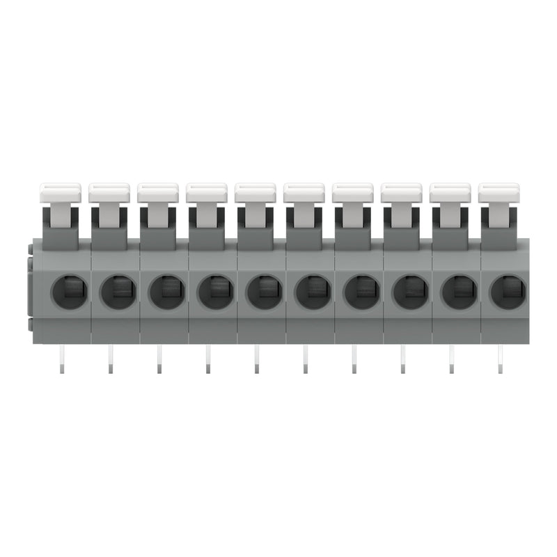 WAGO - Leiterplattenklemme 235-410/331-000 Drücker,1,5mm²,grau − 20 Stück
