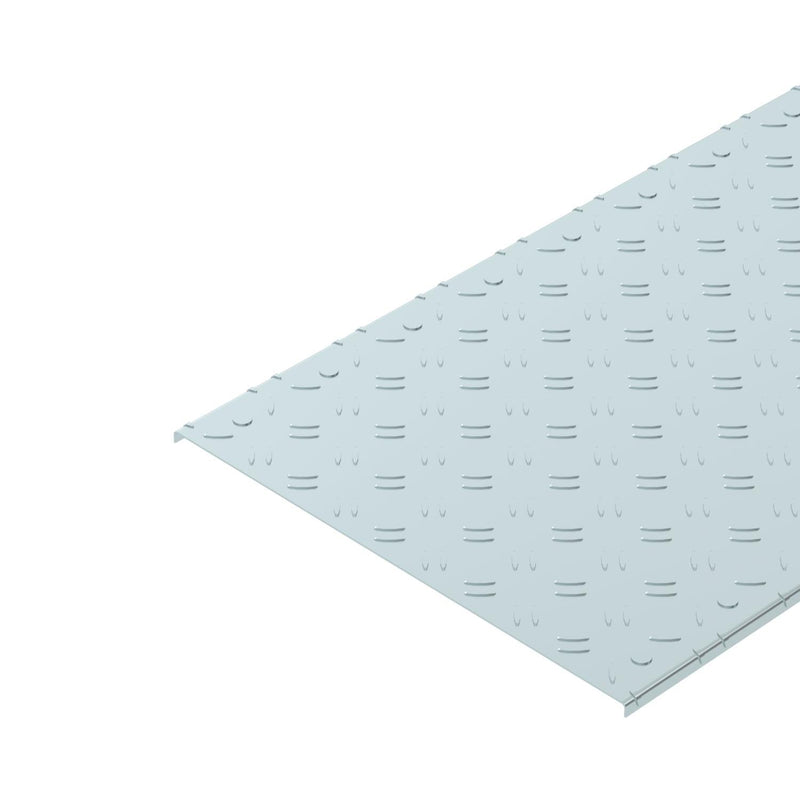 OBO Bettermann - Deckel für Kabeltragsystem Riffelblechdeckel DBKR 500 FS f.begehbare Kabelr. − 3 Meter