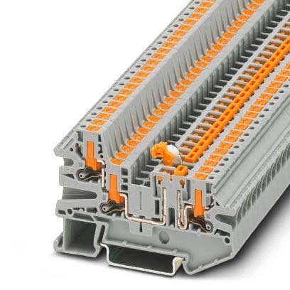 Phoenix Contact - Trenn- und Messtrenn-Reihenklemme Messertrennklemme PTV 2,5-TWIN-TG − 50 Stück