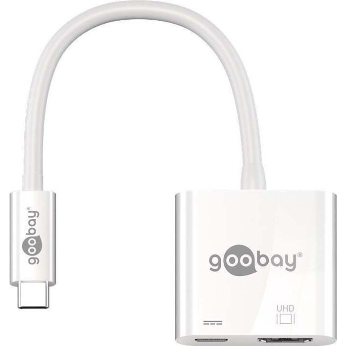 Goobay - Netzwerkadapter USB-C Adapter 62110 HDMI 4k60Hz,ws
