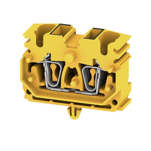 Weidmüller - Durchgangs-Reihenklemme Klemme ZDUB 2.5-2/4AN/RC GE Federanschl.,2.5mm² − 100 Stück