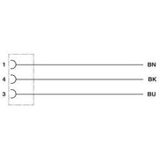 Phoenix Contact - Konfektioniertes Sensor-Aktor-Kabel Sensor-/Aktor-Kabel SAC-3P-3,0 #1417698 3-pol.RAL7021 3m
