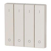 Eaton - Abdeckung/Bedienelement für Installationsschalterprogramme Wippe 4-fach CWIZ-04/12 I/0, creme