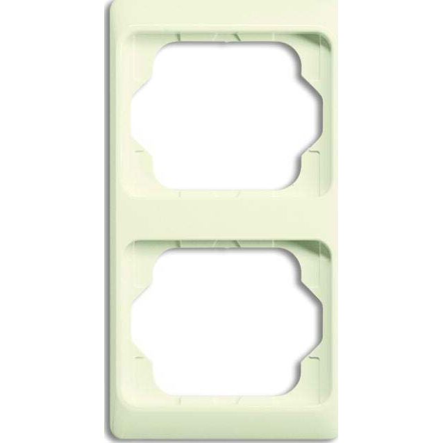 Busch-Jaeger - Abdeckrahmen Rahmen 2-fach 1732 KA-22G elf/ws, senkr. alpha  − 1 Stück
