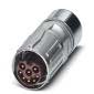 Phoenix Contact - Rundsteckverbinder, feldkonfektionierbar (Industriesteckverbinder) Kabelsteckverbinder ST-17P1N8A8K04S