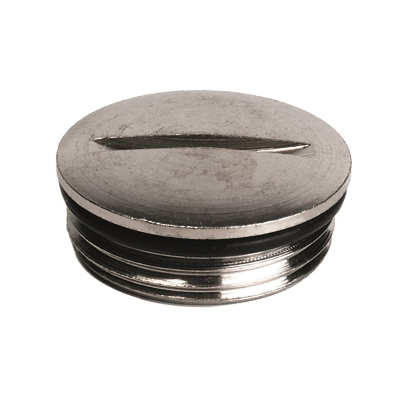 Plica - Verschlussschraube Blindstopfen 916703218 PG21 Messing vern − 25 Stück