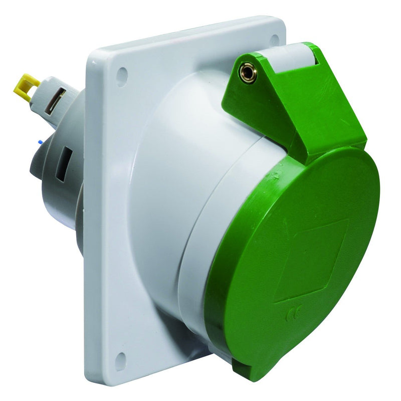 Bals Elektrotech - CEE-Anbausteckdose (IEC 60309) Anbausteckdose geneigt 16A 12786 5p >50V 10h IP44