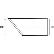 HellermannTyton - Aufteilkappe Formteil Helashrink 1156-4-G-WM250-POXBK