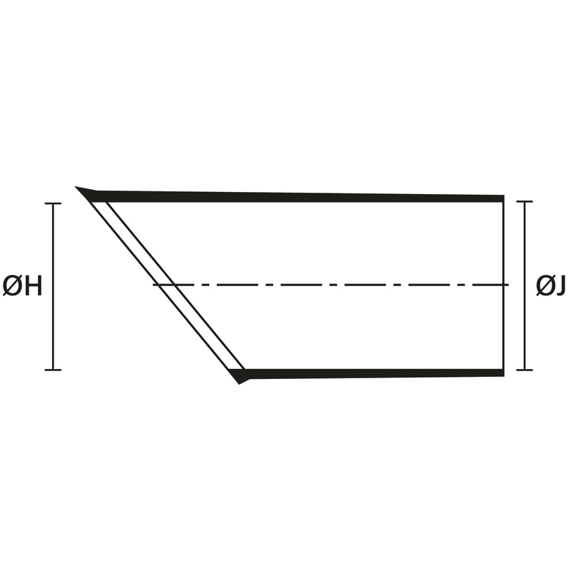 HellermannTyton - Aufteilkappe Formteil Helashrink 1156-4-G-WM250-POXBK