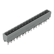 WAGO - Leiterplattensteckverbinder THT-Stiftleiste Lötstift 231-175/001-000 1,2x1,2,gerade,grau − 50 Stück