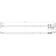 DEHN - Zubehör/Ersatzteile für Erdung und Blitzschutz Erdungsleitung EL16L155M1KSO8101SKS 16mm2/L 1,5m schw