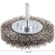 Bosch - Rotierende Drahtbürste PRO Stainless Steel clean 2608622122 Scheibenbürste