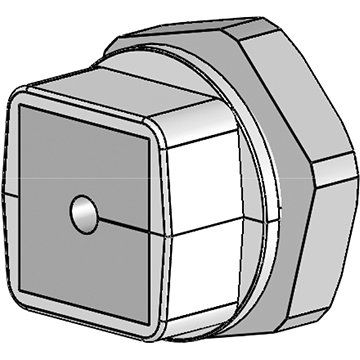 Icotek - Kabelverschraubung Kabelverschraubung 45692 QVT16 grau teilbar
