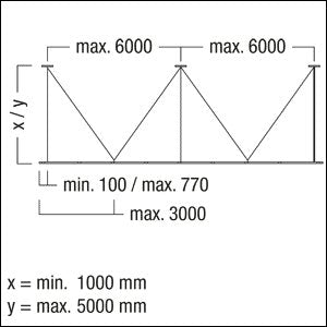 Zumtobel - Mechanisches Zubehör/Ersatzteile für Leuchten Spezialabhängung TECTON ASI5 M-SETEND