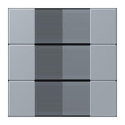 Jung - Abdeckung/Bedienelement für Installationsschalterprogramme Tastensatz 3fach LC 503 TSA 257 gris clair 59