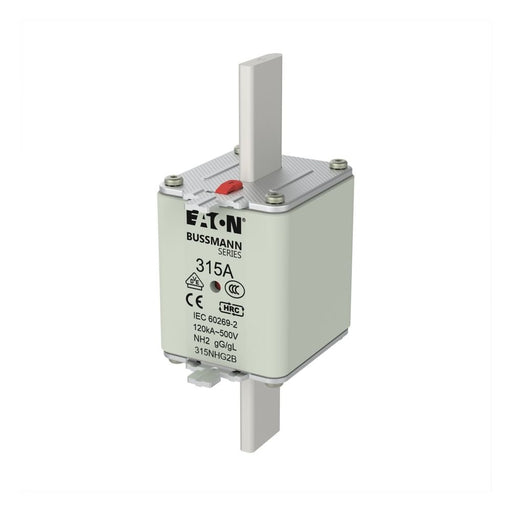 Eaton - Messersicherung Sicherungseinsatz Nieders. NH FUSE 31#315NHG2B 315A AC 500V 120kA − 3 Stück