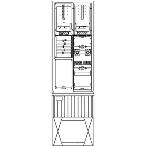 Elsta Mosdorfer - Zähler-Komplettschrank Zähleranschlusssäule ZS342.W4.A A340 W4 2Z 3.HZ TA