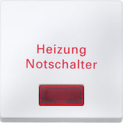 Merten - Abdeckung/Bedienelement für Installationsschalterprogramme Wippe pws 433919 für Heiz-Notschalter