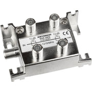 Kathrein - Abzweiger und Verteiler F-Endabzweiger 4f. EAX 24/G 5-1218 MHz 11/12dB